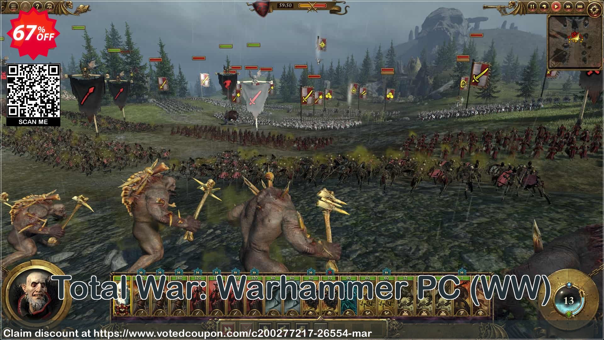 Total War: Warhammer PC, WW  Coupon Code Apr 2024, 67% OFF - VotedCoupon