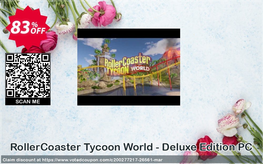 RollerCoaster Tycoon World - Deluxe Edition PC Coupon, discount RollerCoaster Tycoon World - Deluxe Edition PC Deal. Promotion: RollerCoaster Tycoon World - Deluxe Edition PC Exclusive Easter Sale offer 