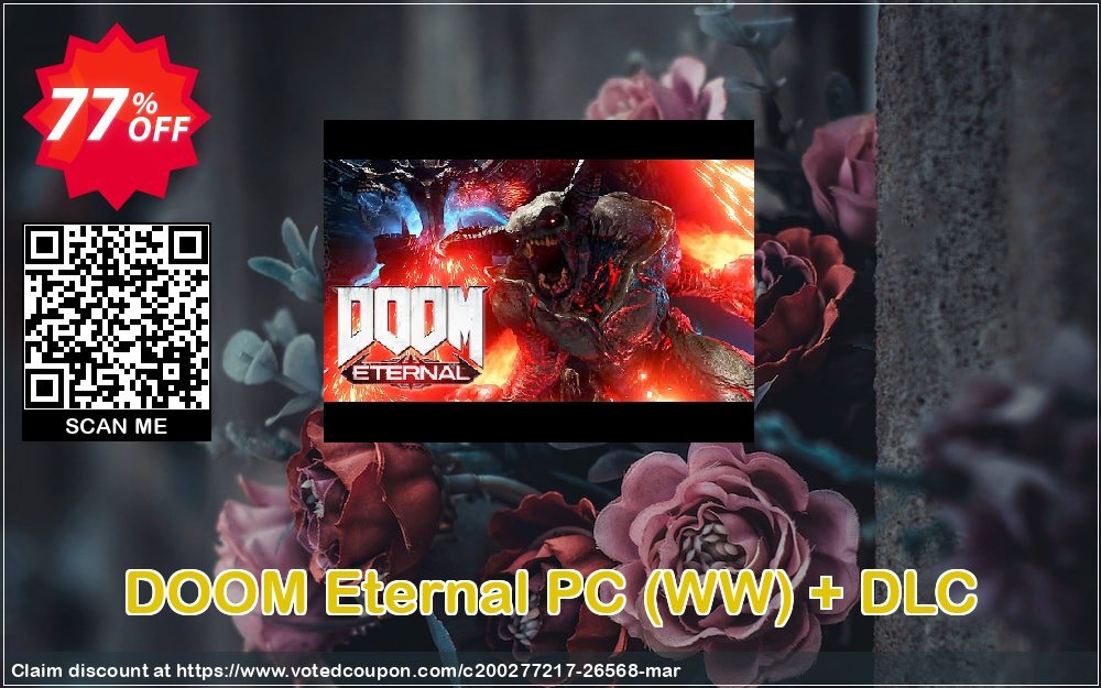 DOOM Eternal PC, WW + DLC Coupon Code Apr 2024, 77% OFF - VotedCoupon