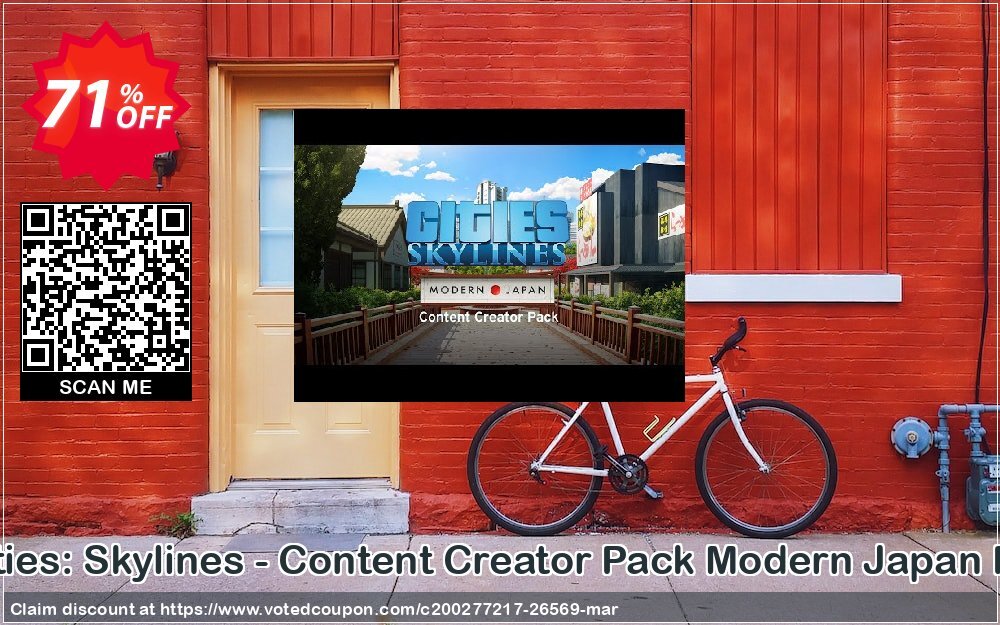 Cities: Skylines - Content Creator Pack Modern Japan PC Coupon Code Apr 2024, 71% OFF - VotedCoupon