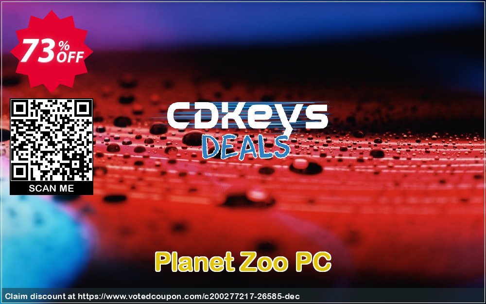 Planet Zoo PC Coupon, discount Planet Zoo PC Deal. Promotion: Planet Zoo PC Exclusive Easter Sale offer 