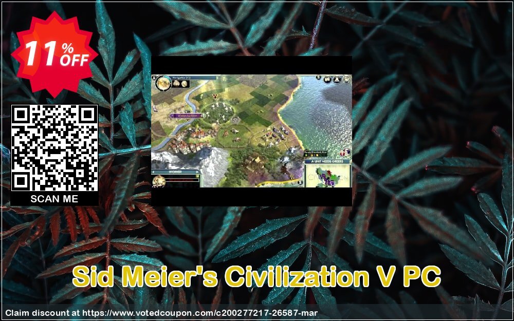 Sid Meier's Civilization V PC Coupon, discount Sid Meier's Civilization V PC Deal. Promotion: Sid Meier's Civilization V PC Exclusive Easter Sale offer 