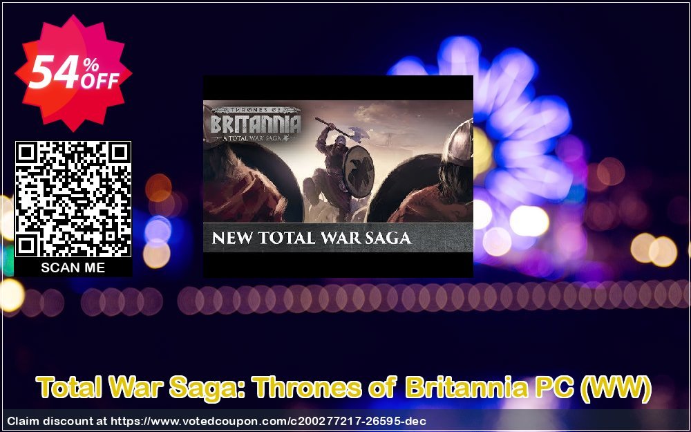 Total War Saga: Thrones of Britannia PC, WW  Coupon, discount Total War Saga: Thrones of Britannia PC (WW) Deal. Promotion: Total War Saga: Thrones of Britannia PC (WW) Exclusive Easter Sale offer 