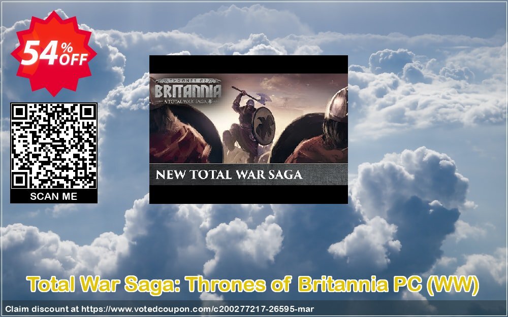 Total War Saga: Thrones of Britannia PC, WW  Coupon Code Apr 2024, 54% OFF - VotedCoupon