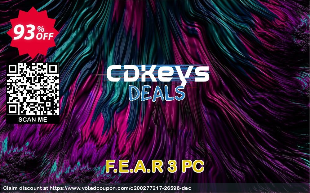 F.E.A.R 3 PC Coupon, discount F.E.A.R 3 PC Deal. Promotion: F.E.A.R 3 PC Exclusive Easter Sale offer 