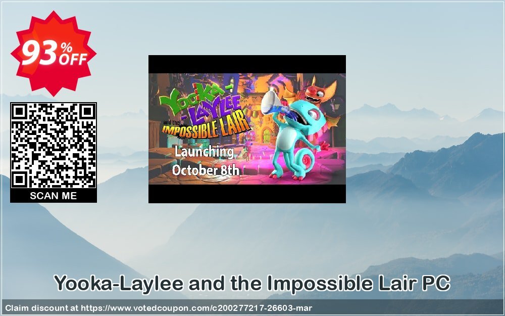 Yooka-Laylee and the Impossible Lair PC Coupon, discount Yooka-Laylee and the Impossible Lair PC Deal. Promotion: Yooka-Laylee and the Impossible Lair PC Exclusive Easter Sale offer 