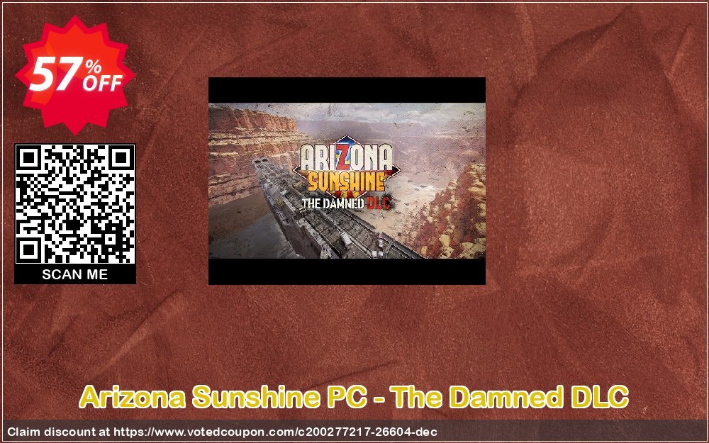 Arizona Sunshine PC - The Damned DLC Coupon Code Apr 2024, 57% OFF - VotedCoupon