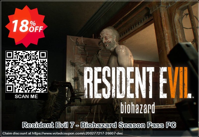 Resident Evil 7 - Biohazard Season Pass PC Coupon Code Apr 2024, 18% OFF - VotedCoupon