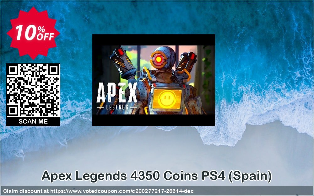 Apex Legends 4350 Coins PS4, Spain  Coupon Code Apr 2024, 10% OFF - VotedCoupon