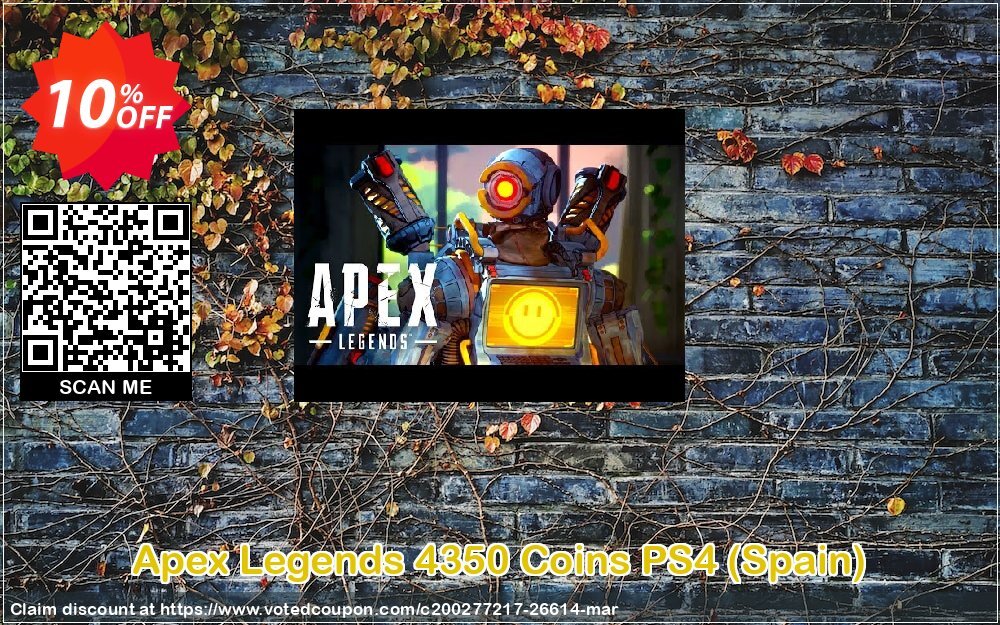 Apex Legends 4350 Coins PS4, Spain  Coupon, discount Apex Legends 4350 Coins PS4 (Spain) Deal. Promotion: Apex Legends 4350 Coins PS4 (Spain) Exclusive Easter Sale offer 