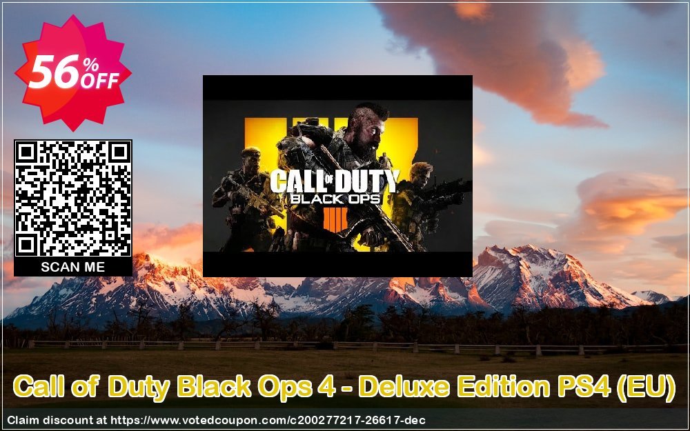 Call of Duty Black Ops 4 - Deluxe Edition PS4, EU  Coupon Code Apr 2024, 56% OFF - VotedCoupon