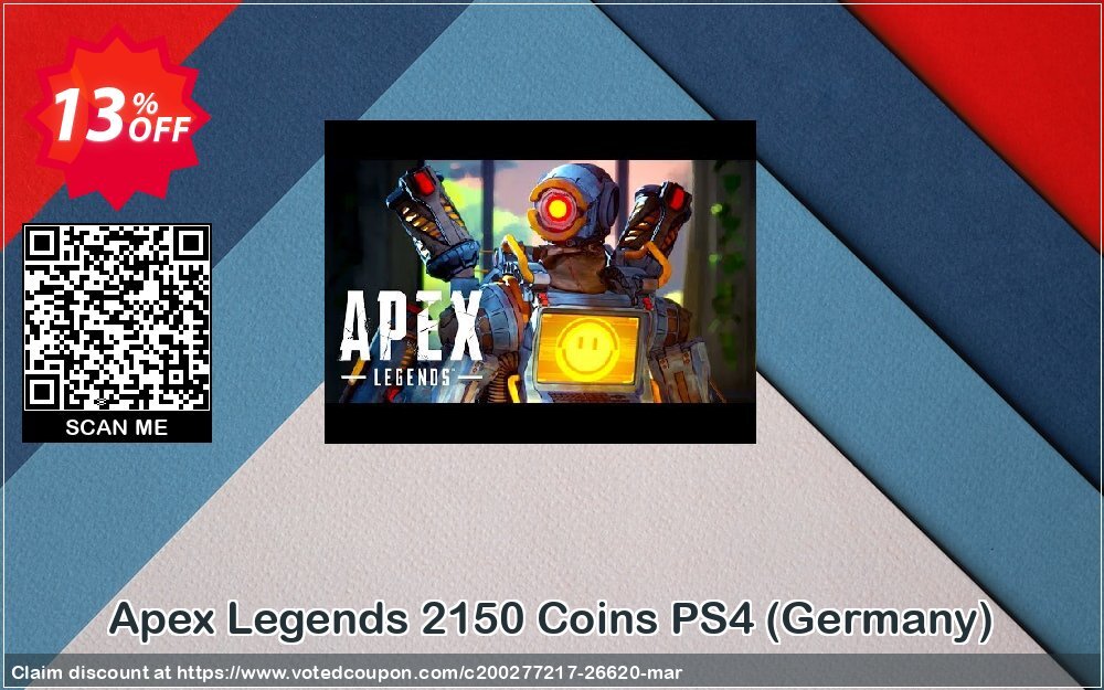 Apex Legends 2150 Coins PS4, Germany  Coupon, discount Apex Legends 2150 Coins PS4 (Germany) Deal. Promotion: Apex Legends 2150 Coins PS4 (Germany) Exclusive Easter Sale offer 