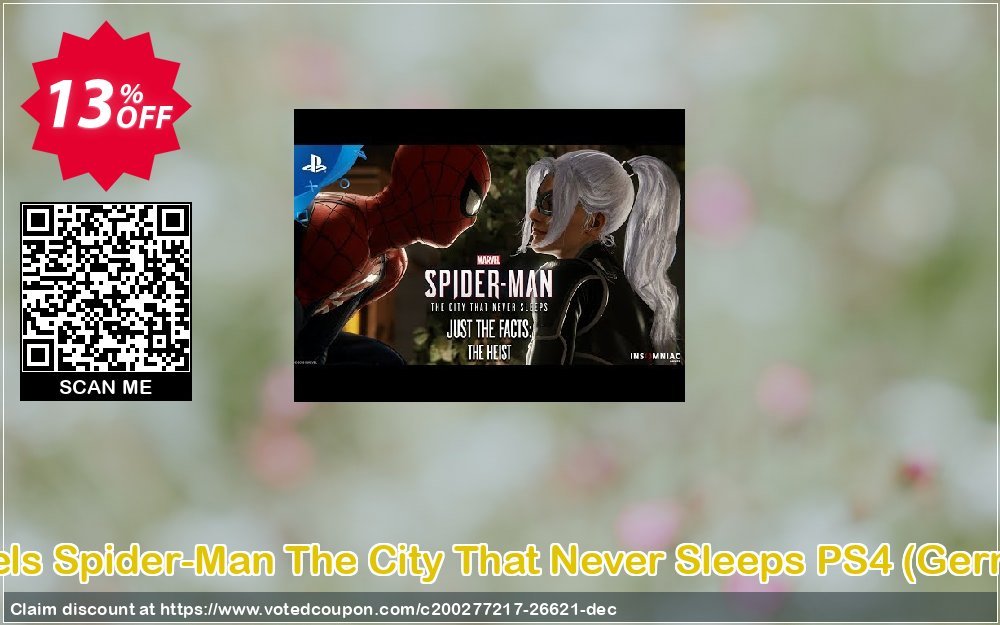 Marvels Spider-Man The City That Never Sleeps PS4, Germany  Coupon Code May 2024, 13% OFF - VotedCoupon
