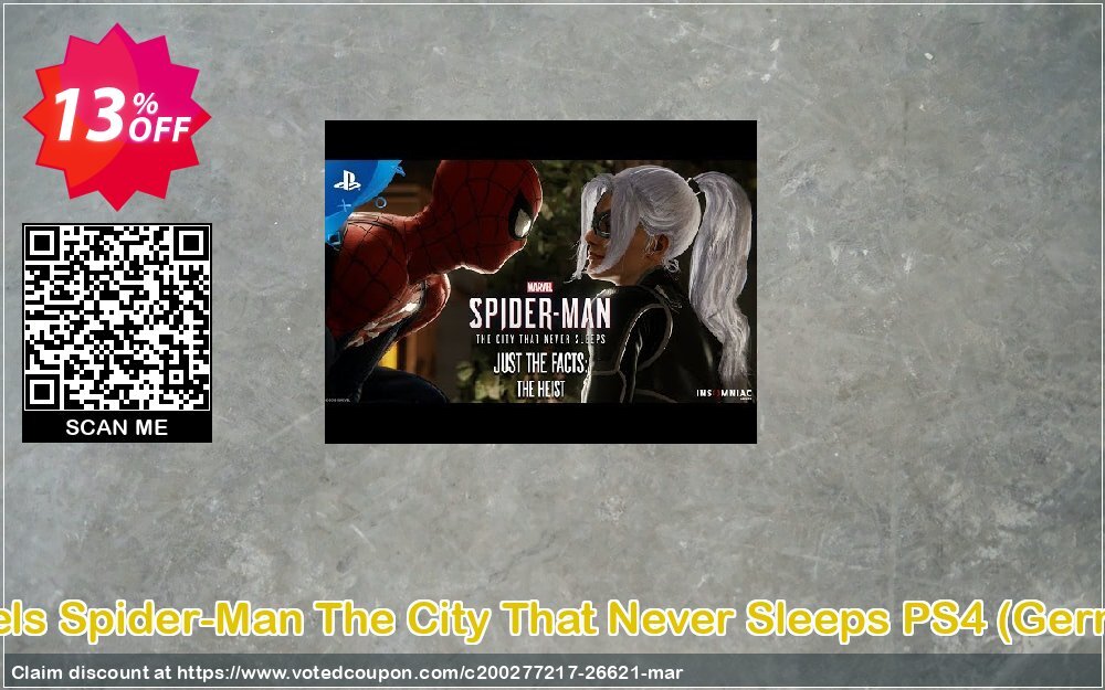 Marvels Spider-Man The City That Never Sleeps PS4, Germany  Coupon, discount Marvels Spider-Man The City That Never Sleeps PS4 (Germany) Deal. Promotion: Marvels Spider-Man The City That Never Sleeps PS4 (Germany) Exclusive Easter Sale offer 