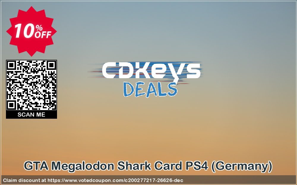 GTA Megalodon Shark Card PS4, Germany 