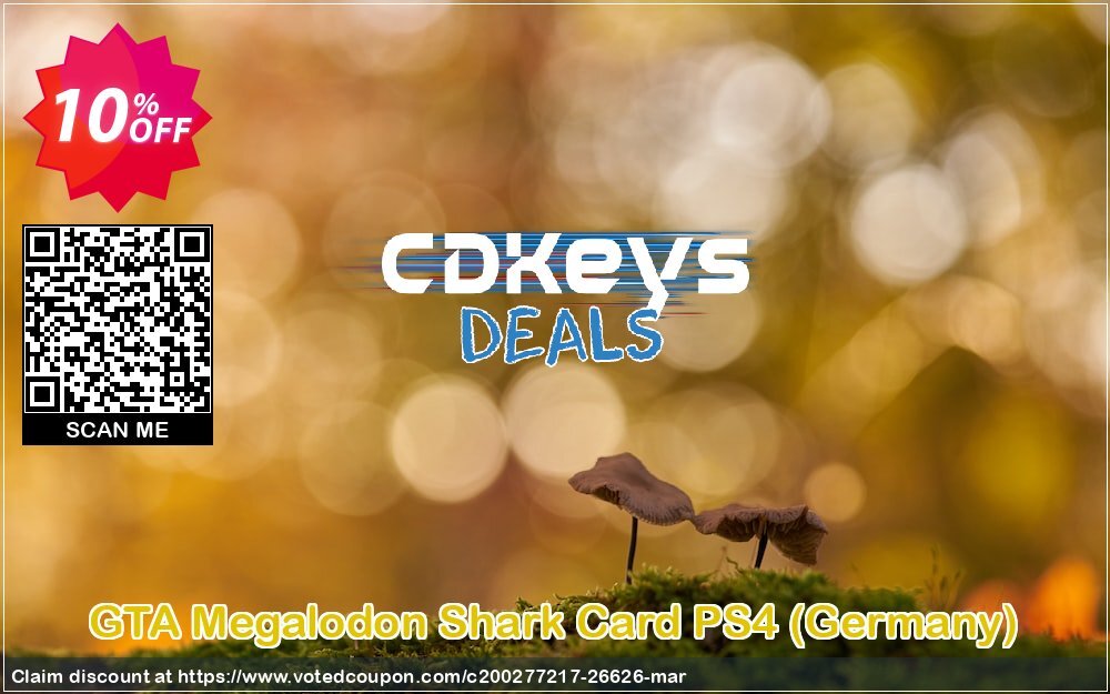 GTA Megalodon Shark Card PS4, Germany  Coupon, discount GTA Megalodon Shark Card PS4 (Germany) Deal. Promotion: GTA Megalodon Shark Card PS4 (Germany) Exclusive Easter Sale offer 