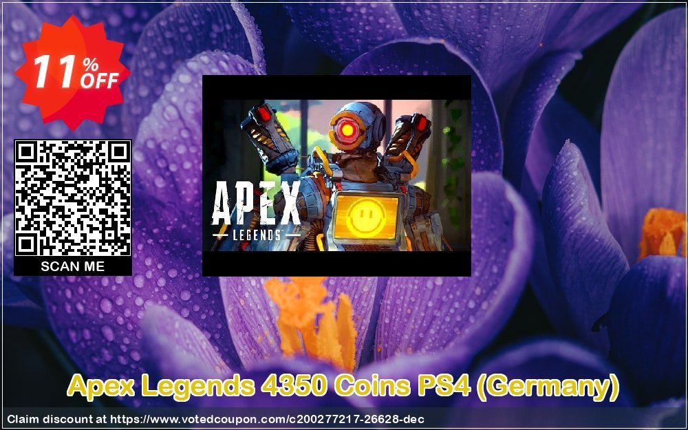 Apex Legends 4350 Coins PS4, Germany  Coupon, discount Apex Legends 4350 Coins PS4 (Germany) Deal. Promotion: Apex Legends 4350 Coins PS4 (Germany) Exclusive Easter Sale offer 