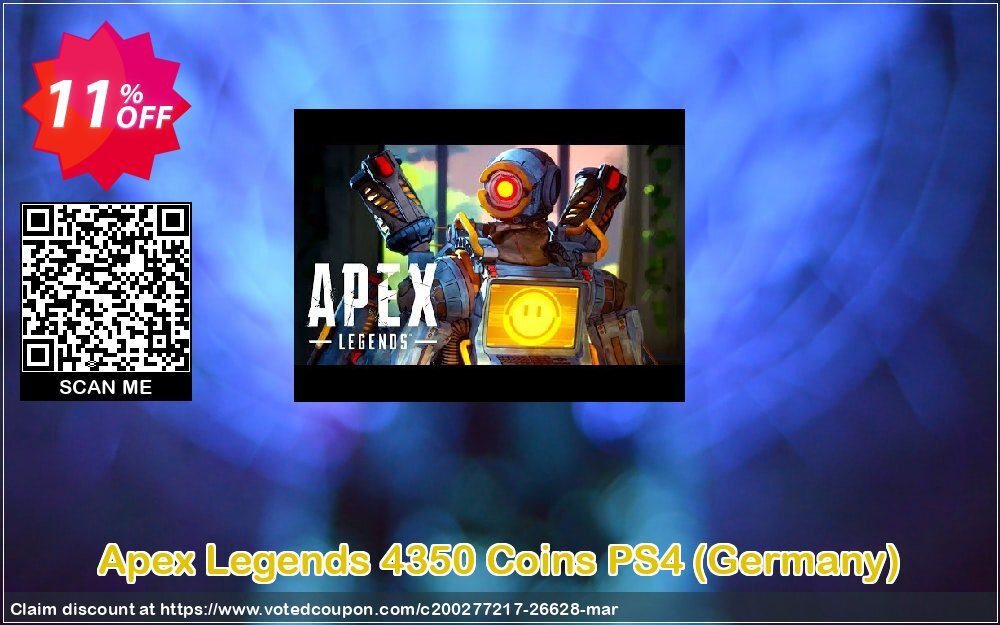 Apex Legends 4350 Coins PS4, Germany  Coupon, discount Apex Legends 4350 Coins PS4 (Germany) Deal. Promotion: Apex Legends 4350 Coins PS4 (Germany) Exclusive Easter Sale offer 