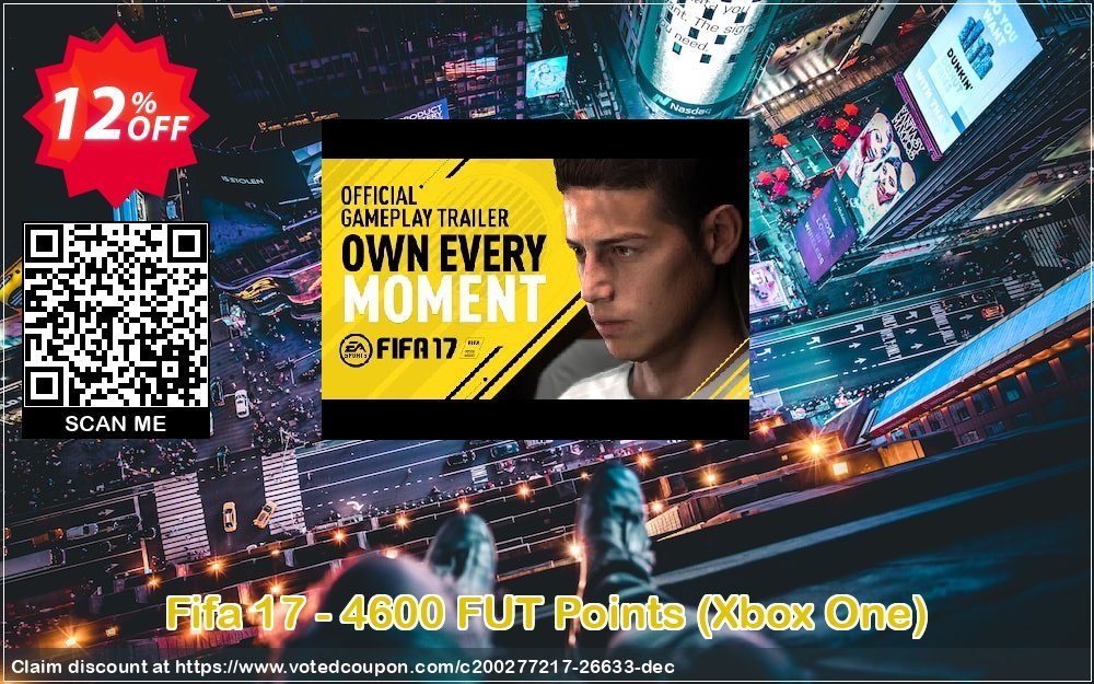 Fifa 17 - 4600 FUT Points, Xbox One  Coupon, discount Fifa 17 - 4600 FUT Points (Xbox One) Deal. Promotion: Fifa 17 - 4600 FUT Points (Xbox One) Exclusive Easter Sale offer 
