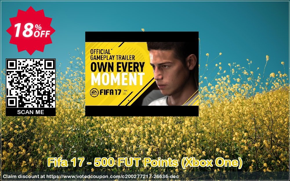 Fifa 17 - 500 FUT Points, Xbox One  Coupon, discount Fifa 17 - 500 FUT Points (Xbox One) Deal. Promotion: Fifa 17 - 500 FUT Points (Xbox One) Exclusive Easter Sale offer 