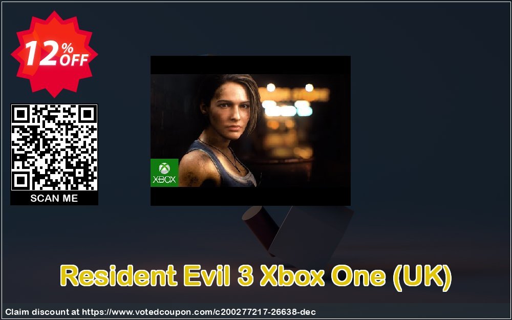 Resident Evil 3 Xbox One, UK  Coupon Code Apr 2024, 12% OFF - VotedCoupon