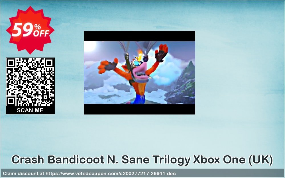 Crash Bandicoot N. Sane Trilogy Xbox One, UK  Coupon Code Apr 2024, 59% OFF - VotedCoupon