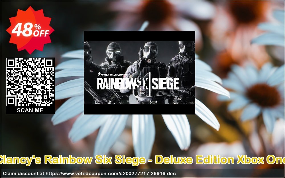 Tom Clancy's Rainbow Six Siege - Deluxe Edition Xbox One, US  Coupon Code Apr 2024, 48% OFF - VotedCoupon