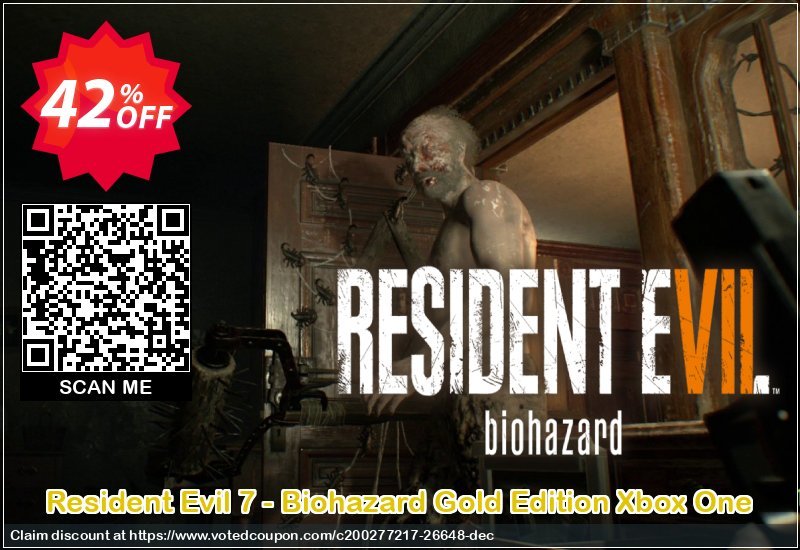 Resident Evil 7 - Biohazard Gold Edition Xbox One Coupon Code May 2024, 42% OFF - VotedCoupon