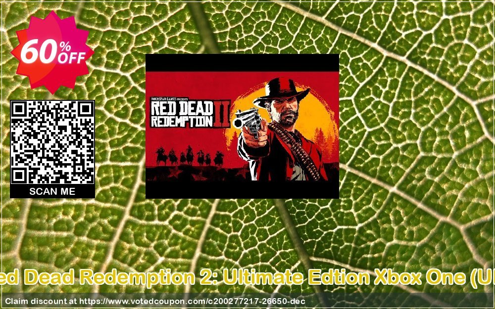 Red Dead Redemption 2: Ultimate Edtion Xbox One, UK  Coupon, discount Red Dead Redemption 2: Ultimate Edtion Xbox One (UK) Deal. Promotion: Red Dead Redemption 2: Ultimate Edtion Xbox One (UK) Exclusive Easter Sale offer 