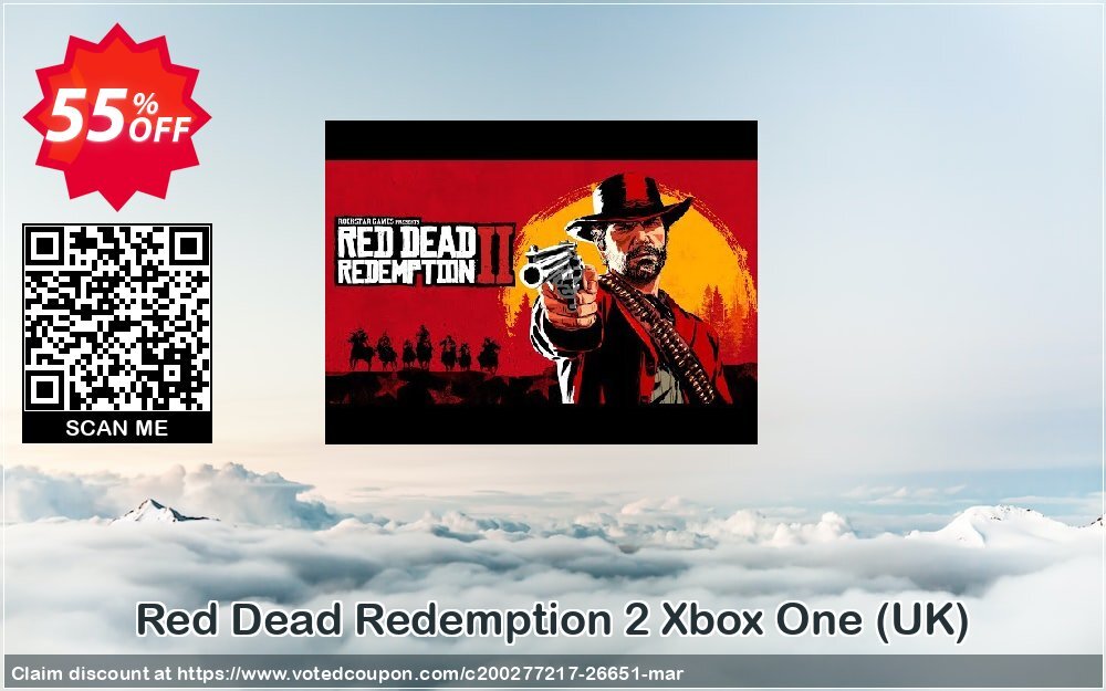 Red Dead Redemption 2 Xbox One, UK  Coupon, discount Red Dead Redemption 2 Xbox One (UK) Deal. Promotion: Red Dead Redemption 2 Xbox One (UK) Exclusive Easter Sale offer 