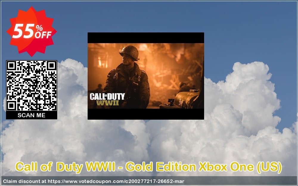 Call of Duty WWII - Gold Edition Xbox One, US  Coupon Code Apr 2024, 55% OFF - VotedCoupon