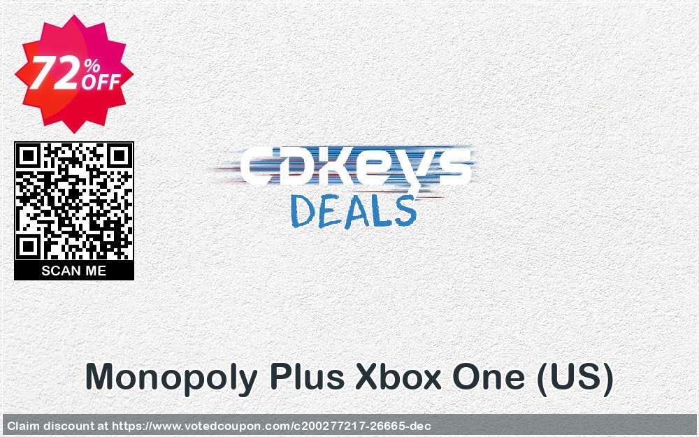Monopoly Plus Xbox One, US  Coupon Code May 2024, 72% OFF - VotedCoupon