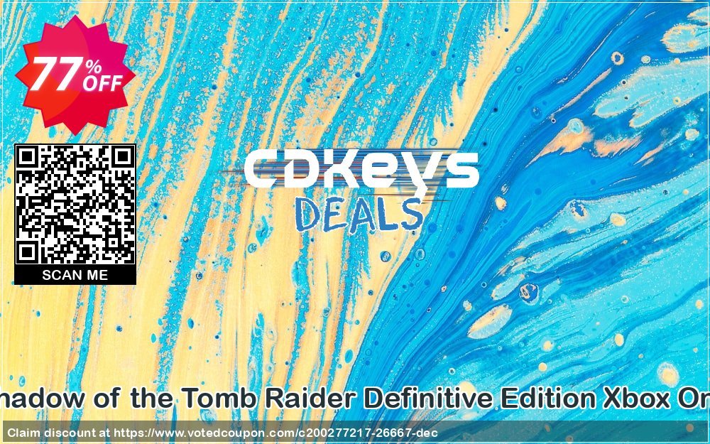 Shadow of the Tomb Raider Definitive Edition Xbox One Coupon Code Jun 2024, 77% OFF - VotedCoupon