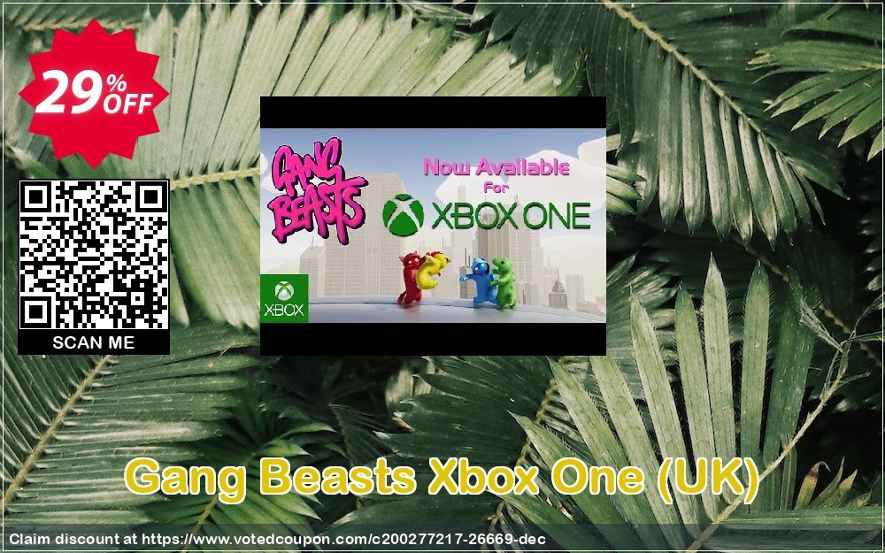 Gang Beasts Xbox One, UK  Coupon Code Apr 2024, 29% OFF - VotedCoupon