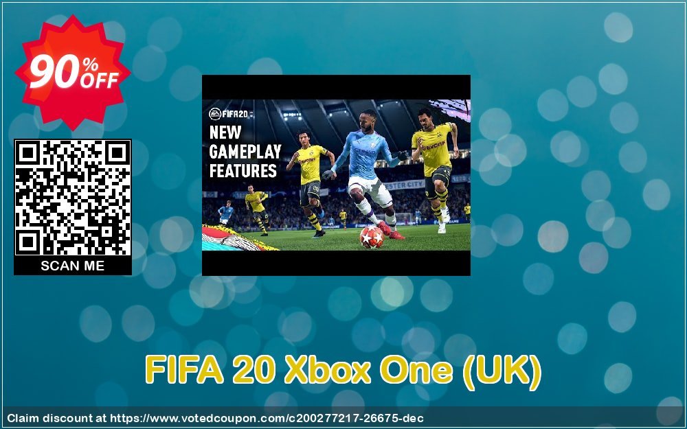 FIFA 20 Xbox One, UK  Coupon, discount FIFA 20 Xbox One (UK) Deal. Promotion: FIFA 20 Xbox One (UK) Exclusive Easter Sale offer 
