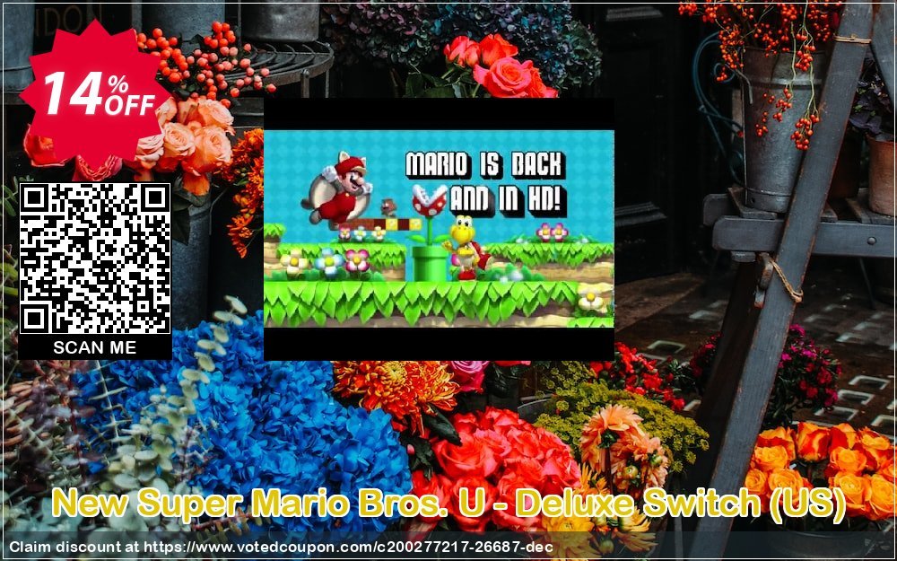 New Super Mario Bros. U - Deluxe Switch, US  Coupon Code Apr 2024, 14% OFF - VotedCoupon