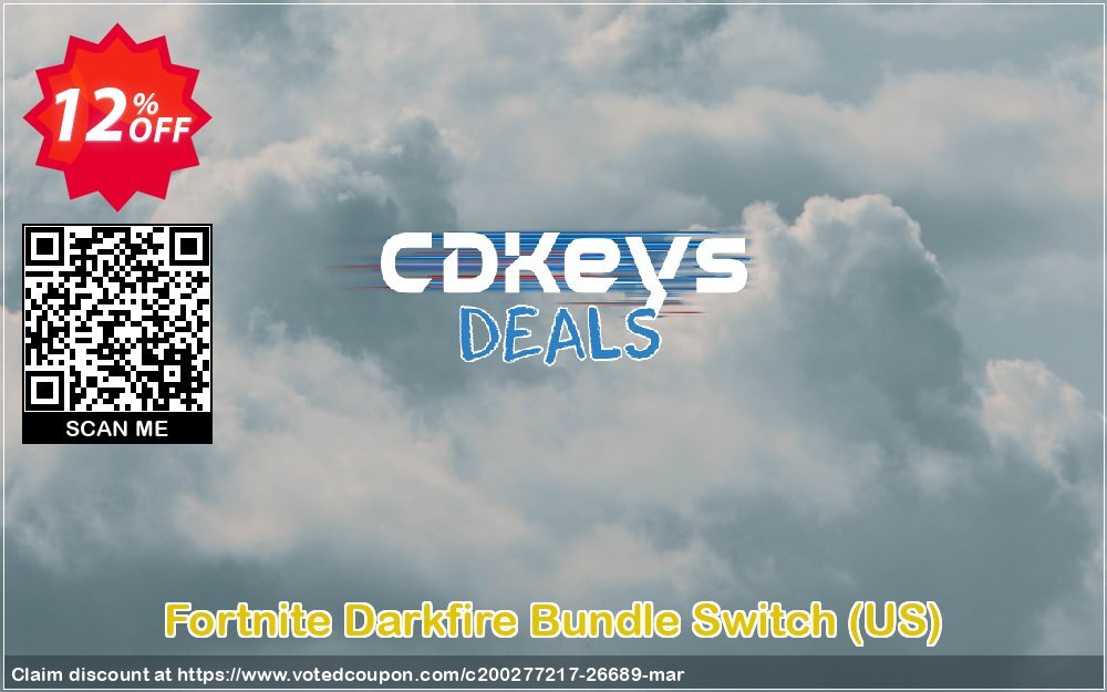 Fortnite Darkfire Bundle Switch, US  Coupon, discount Fortnite Darkfire Bundle Switch (US) Deal. Promotion: Fortnite Darkfire Bundle Switch (US) Exclusive Easter Sale offer 