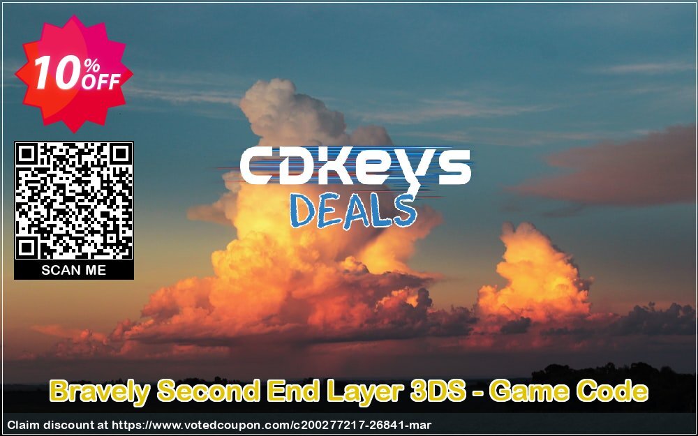 Bravely Second End Layer 3DS - Game Code Coupon, discount Bravely Second End Layer 3DS - Game Code Deal. Promotion: Bravely Second End Layer 3DS - Game Code Exclusive Easter Sale offer 