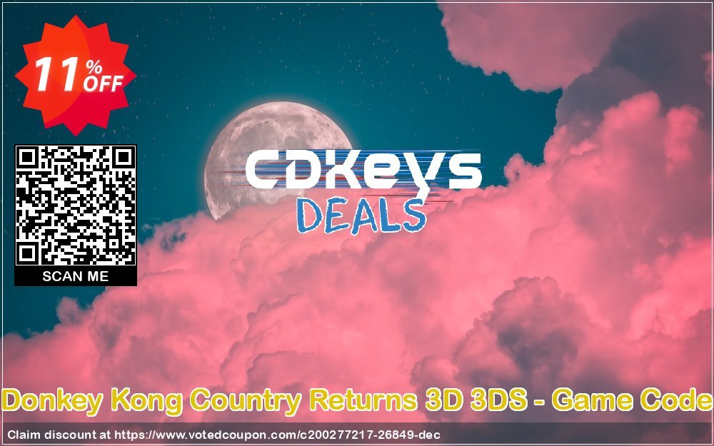Donkey Kong Country Returns 3D 3DS - Game Code Coupon, discount Donkey Kong Country Returns 3D 3DS - Game Code Deal. Promotion: Donkey Kong Country Returns 3D 3DS - Game Code Exclusive Easter Sale offer 