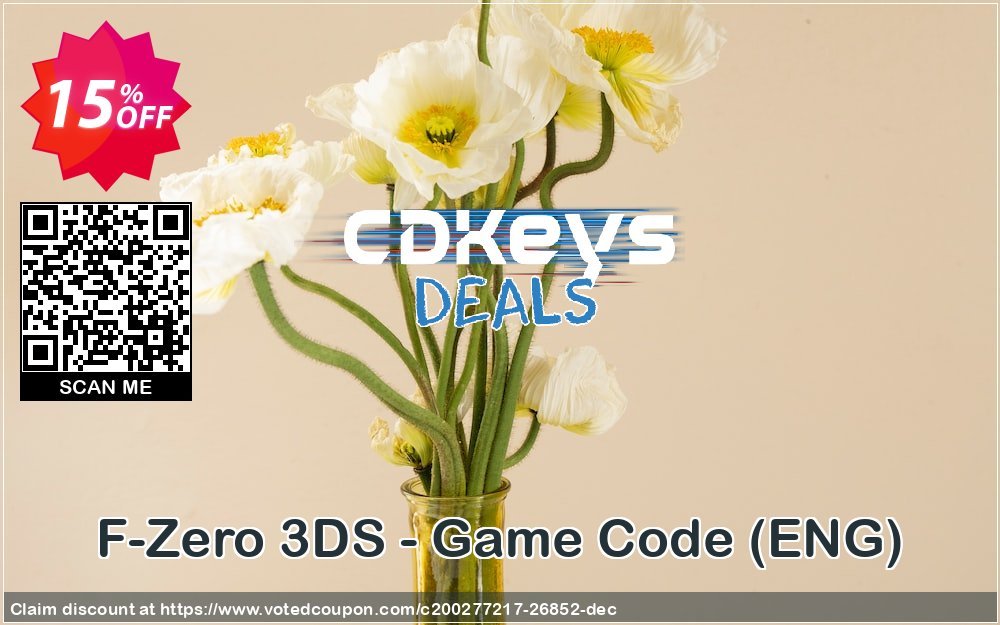 F-Zero 3DS - Game Code, ENG  Coupon Code Apr 2024, 15% OFF - VotedCoupon