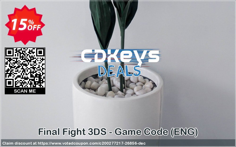 Final Fight 3DS - Game Code, ENG  Coupon Code Apr 2024, 15% OFF - VotedCoupon