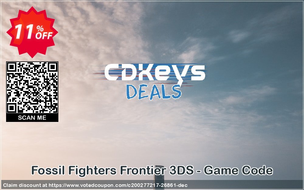 Fossil Fighters Frontier 3DS - Game Code Coupon, discount Fossil Fighters Frontier 3DS - Game Code Deal. Promotion: Fossil Fighters Frontier 3DS - Game Code Exclusive Easter Sale offer 
