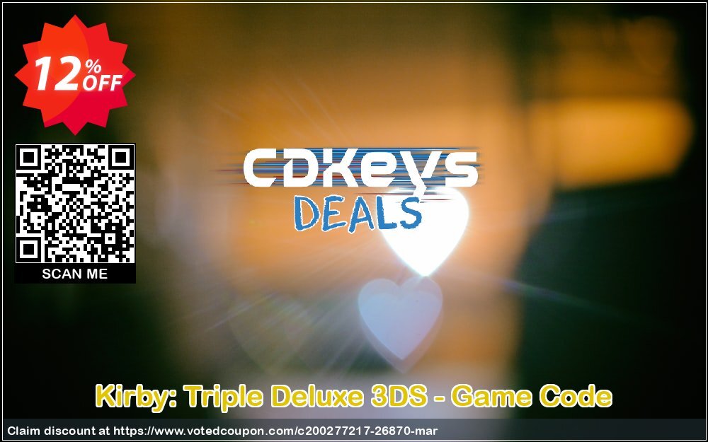 Kirby: Triple Deluxe 3DS - Game Code Coupon Code Apr 2024, 12% OFF - VotedCoupon