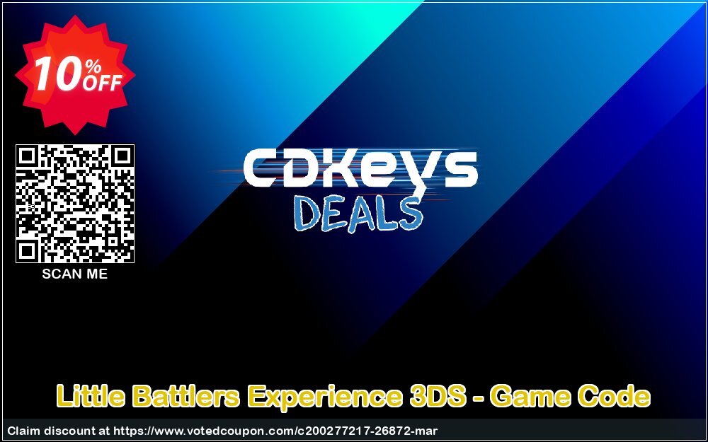 Little Battlers Experience 3DS - Game Code Coupon, discount Little Battlers Experience 3DS - Game Code Deal. Promotion: Little Battlers Experience 3DS - Game Code Exclusive Easter Sale offer 