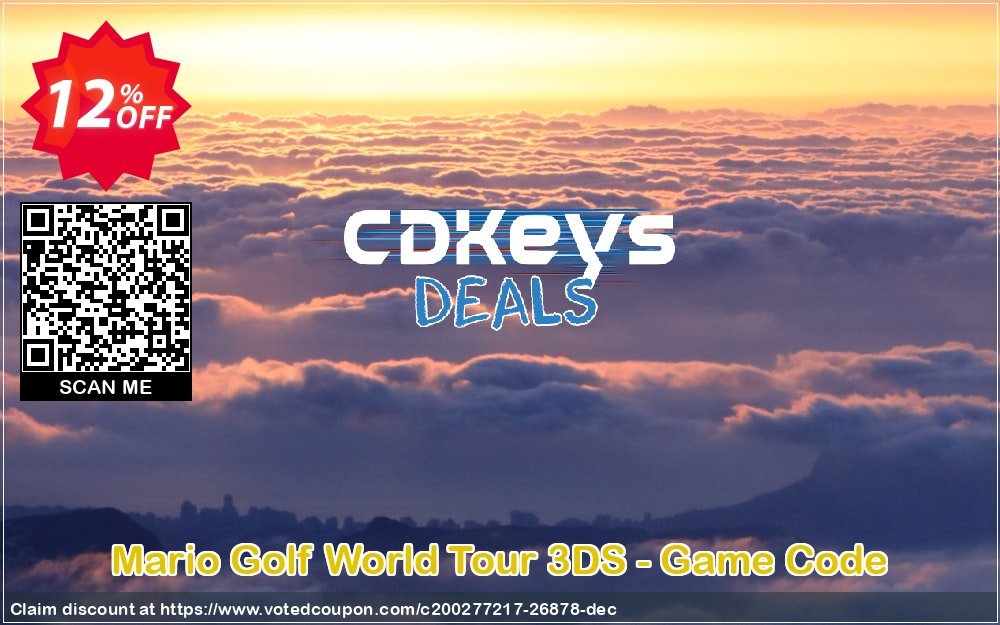 Mario Golf World Tour 3DS - Game Code