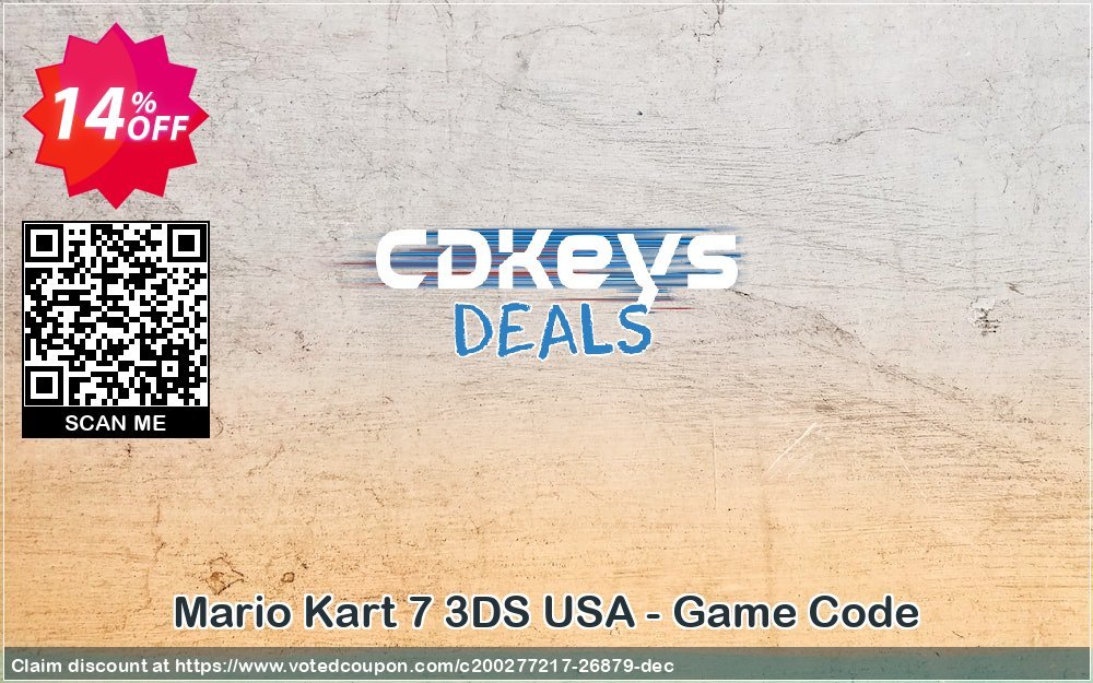 Mario Kart 7 3DS USA - Game Code Coupon Code Apr 2024, 14% OFF - VotedCoupon