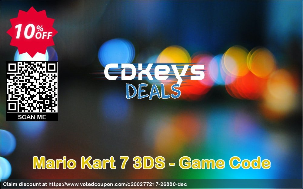 Mario Kart 7 3DS - Game Code Coupon Code Apr 2024, 10% OFF - VotedCoupon