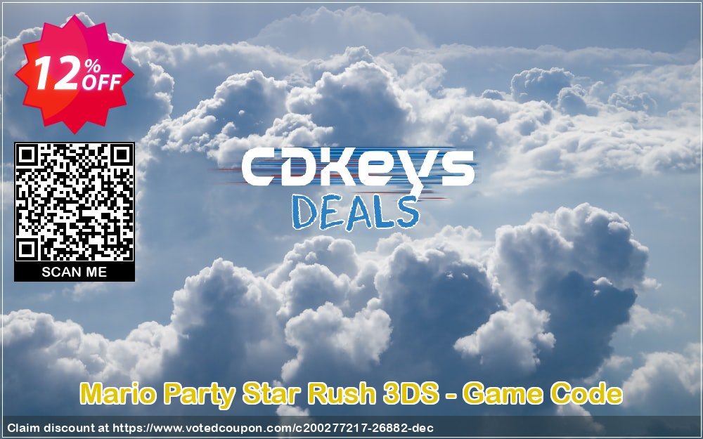 Mario Party Star Rush 3DS - Game Code Coupon Code Apr 2024, 12% OFF - VotedCoupon