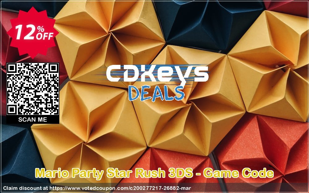 Mario Party Star Rush 3DS - Game Code Coupon Code Apr 2024, 12% OFF - VotedCoupon