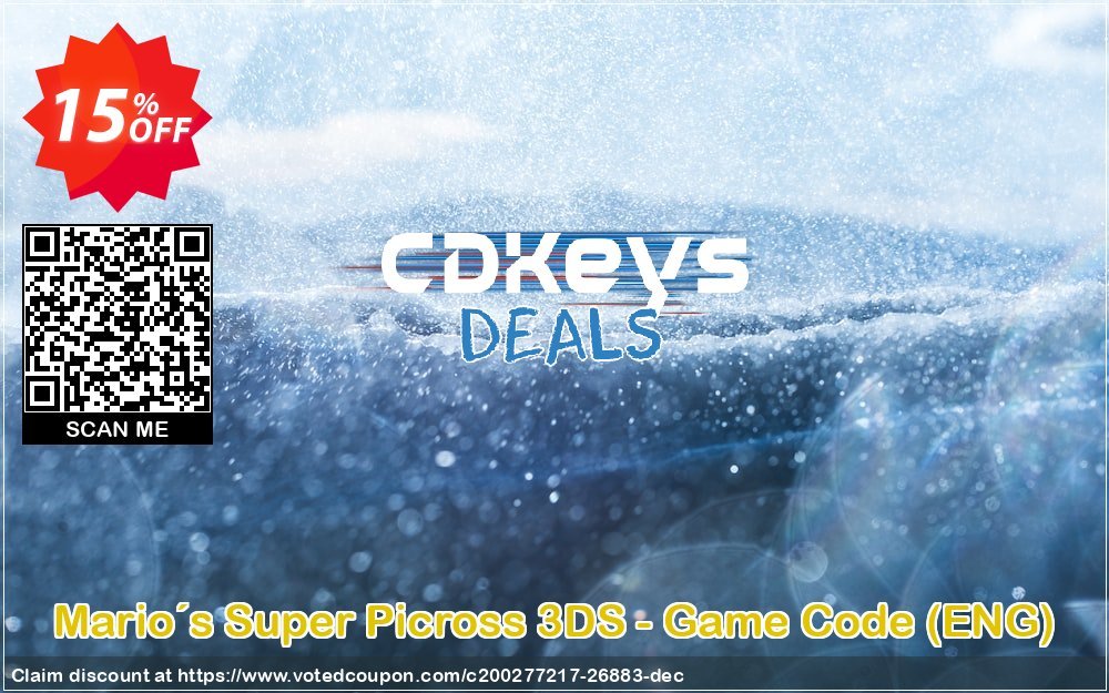 Mario´s Super Picross 3DS - Game Code, ENG  Coupon Code Apr 2024, 15% OFF - VotedCoupon